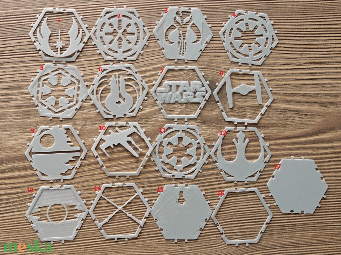 Lego Star Wars minifigura tároló szett - otthon & életmód - dekoráció - asztal és polc dekoráció - asztaldísz - Meska.hu