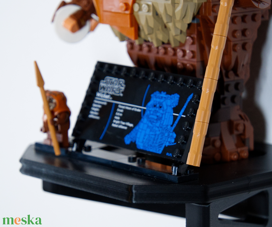 Lego 75430 Wicket the Ewok Star Wars fali tartó konzol [GeckoBricks] - otthon & életmód - tárolás & rendszerezés - fali tároló - Meska.hu
