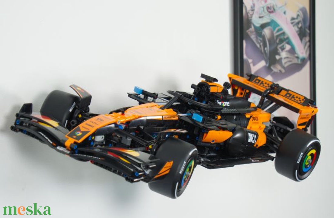Lego 42228 McLaren MCL39 F1 fali tartó konzol - otthon & életmód - tárolás & rendszerezés - fali tároló - Meska.hu