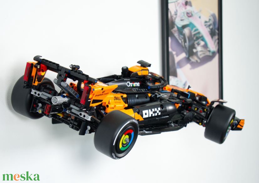 Lego 42228 McLaren MCL39 F1 fali tartó konzol - otthon & életmód - tárolás & rendszerezés - fali tároló - Meska.hu