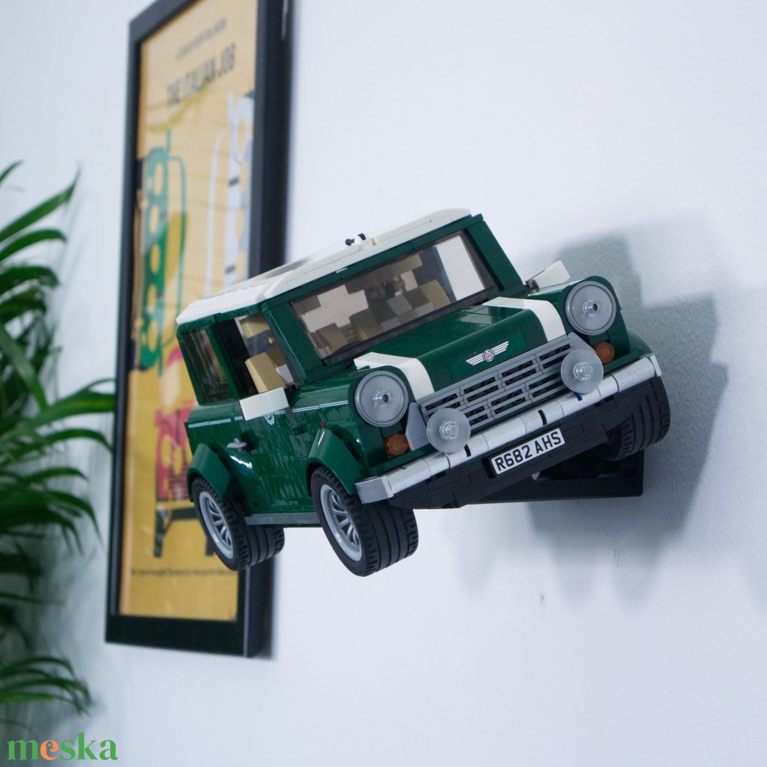 Lego 10242 Mini Cooper fali tartó konzol [GeckoBricks] - otthon & életmód - tárolás & rendszerezés - fali tároló - Meska.hu
