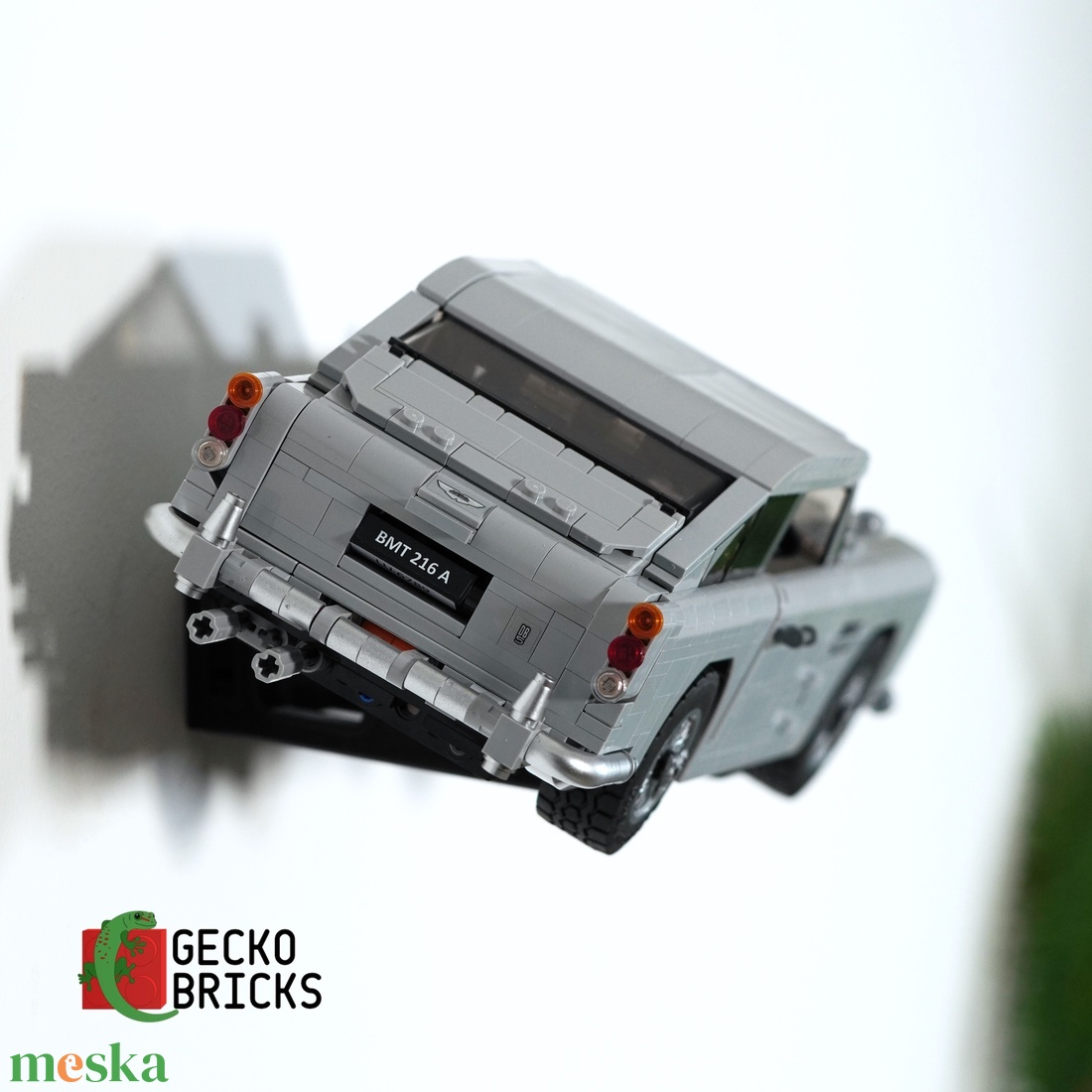 Lego 10262 Aston Martin fali tartó konzol [GeckoBricks] - otthon & életmód - tárolás & rendszerezés - fali tároló - Meska.hu