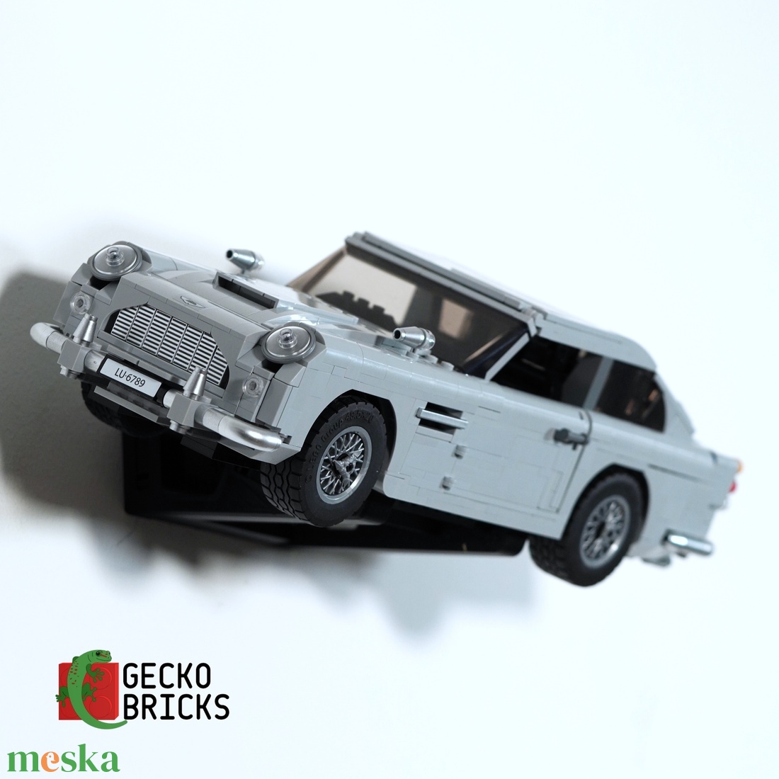 Lego 10262 Aston Martin fali tartó konzol [GeckoBricks] - otthon & életmód - tárolás & rendszerezés - fali tároló - Meska.hu