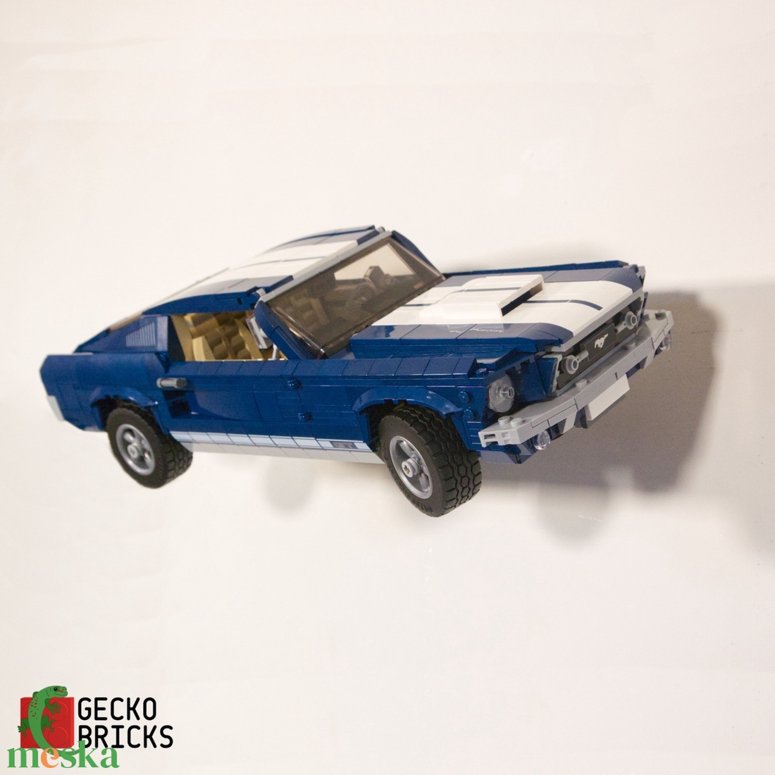 Lego 10265 Ford Mustang fali tartó konzol [GeckoBricks] - otthon & életmód - tárolás & rendszerezés - fali tároló - Meska.hu
