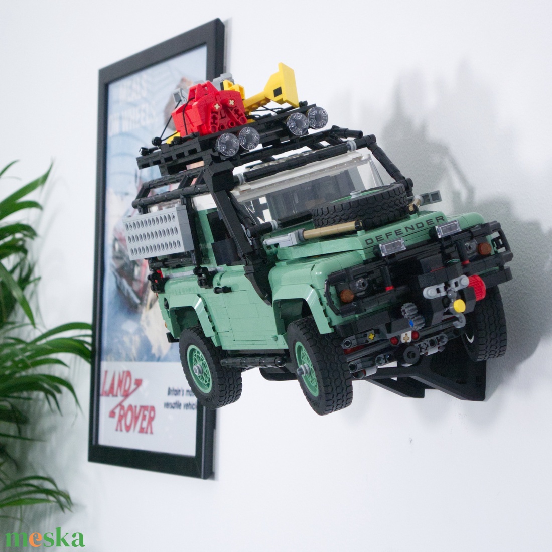 Lego 10317 Land Rover Defender Classic fali tartó konzol [GeckoBricks] - otthon & életmód - tárolás & rendszerezés - fali tároló - Meska.hu