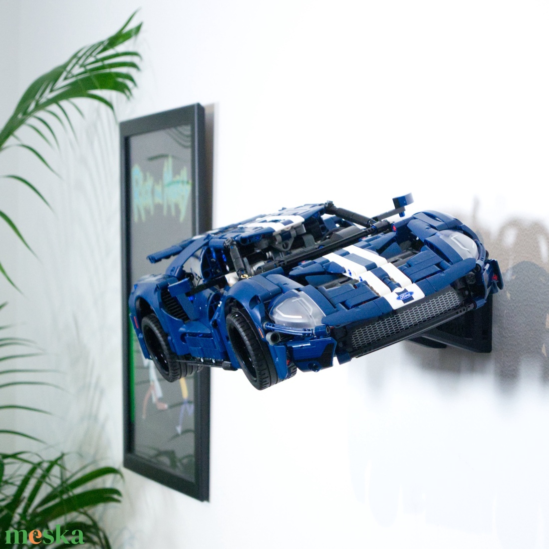 Lego 42154 Ford GT  fali tartó konzol [GeckoBricks] - otthon & életmód - tárolás & rendszerezés - fali tároló - Meska.hu