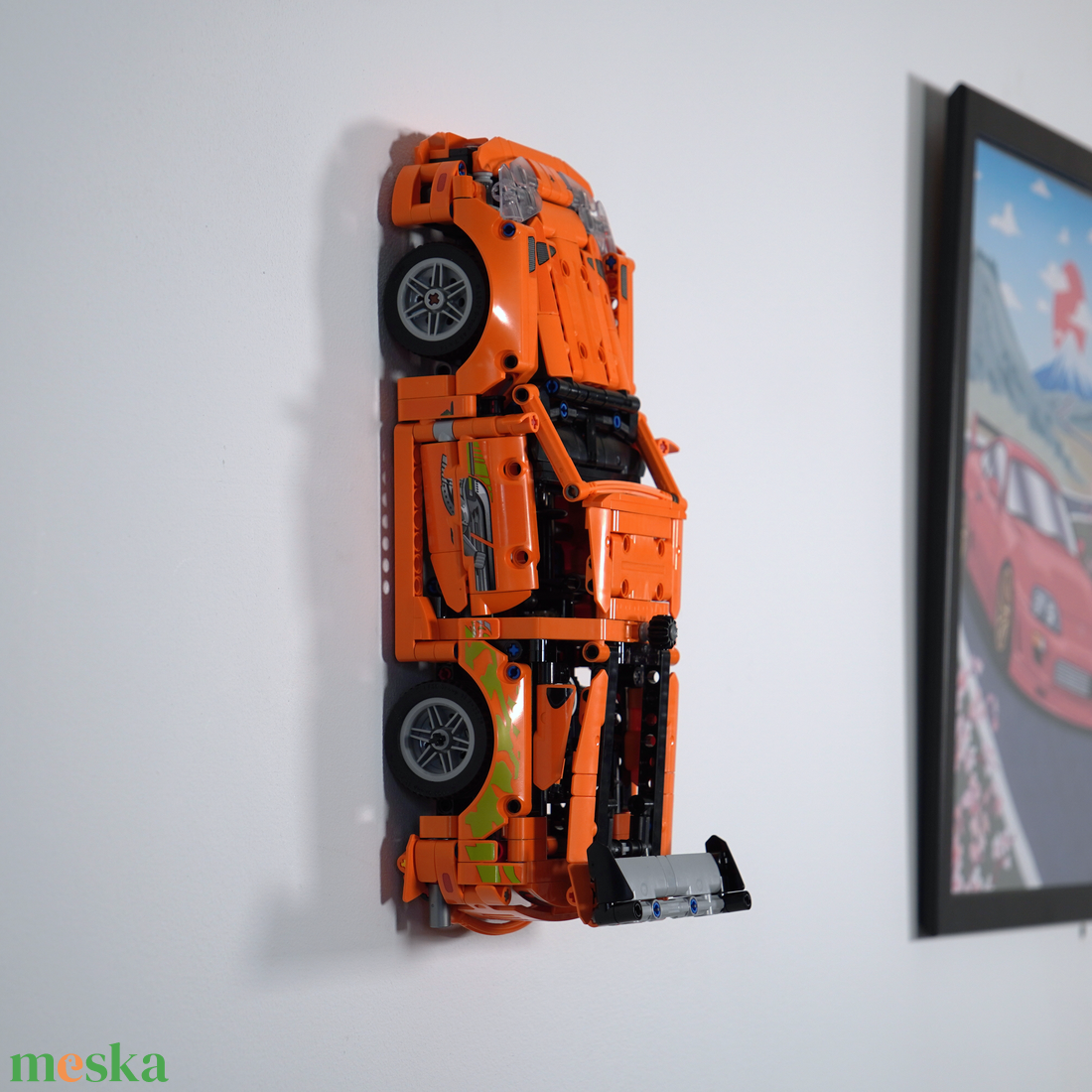 Lego 42204 Toyota Supra MK4 Fast and Furious fali tartó konzol [GeckoBricks] - otthon & életmód - tárolás & rendszerezés - fali tároló - Meska.hu