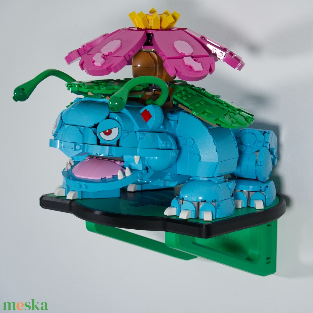 Lego Pokemon 72153 Venusaur fali tartó konzol [GeckoBricks] - otthon & életmód - tárolás & rendszerezés - fali tároló - Meska.hu