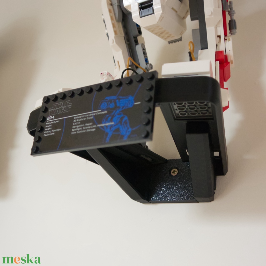 Lego 75335 BD-1 fali tartó konzol [GeckoBricks] - otthon & életmód - tárolás & rendszerezés - fali tároló - Meska.hu