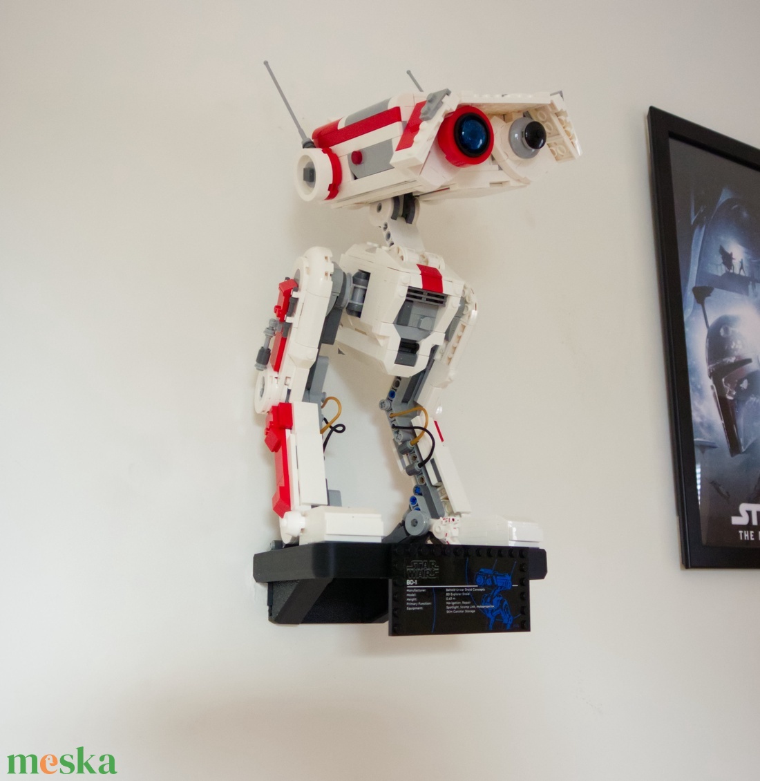 Lego 75335 BD-1 fali tartó konzol [GeckoBricks] - otthon & életmód - tárolás & rendszerezés - fali tároló - Meska.hu