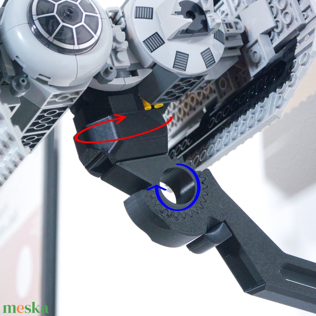 Lego 75347 Imperial TIE Bomber fali tartó konzol [GeckoBricks] - otthon & életmód - tárolás & rendszerezés - fali tároló - Meska.hu