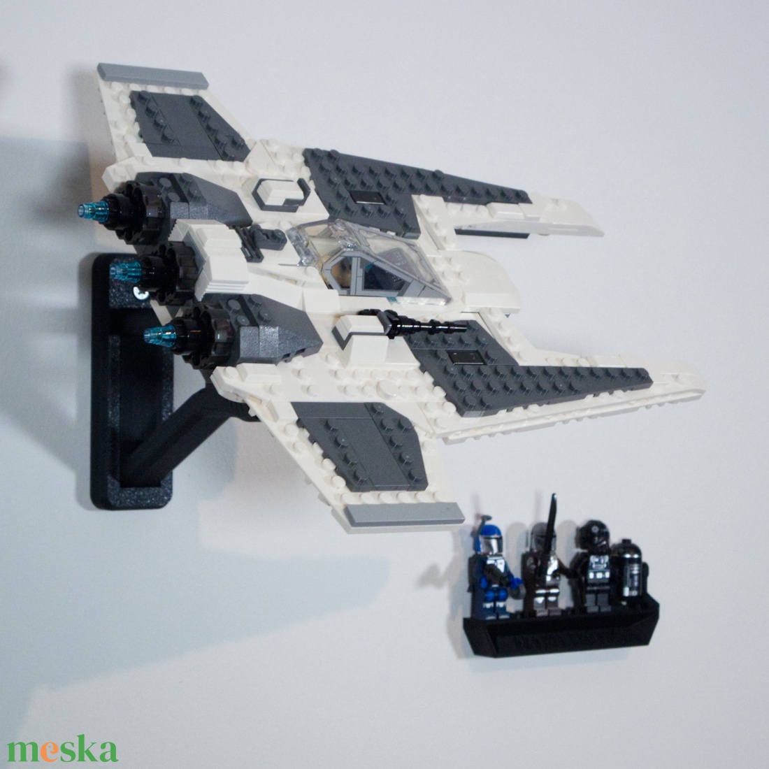 Lego 75348 Tie Interceptor and Fang Fighter fali tartó konzol [GeckoBricks] - otthon & életmód - tárolás & rendszerezés - fali tároló - Meska.hu