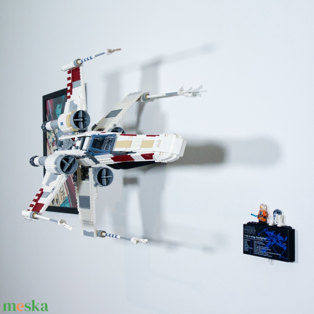 Lego 75355 UCS X-Wing fali tartó konzol [GeckoBricks] - otthon & életmód - tárolás & rendszerezés - fali tároló - Meska.hu