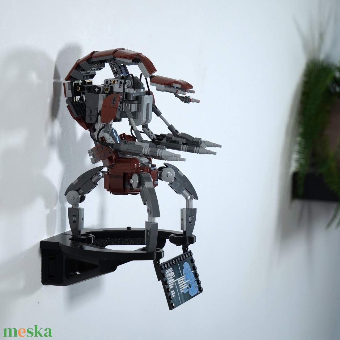 Lego 75381 Droideka fali tartó konzol [GeckoBricks] - otthon & életmód - tárolás & rendszerezés - fali tároló - Meska.hu