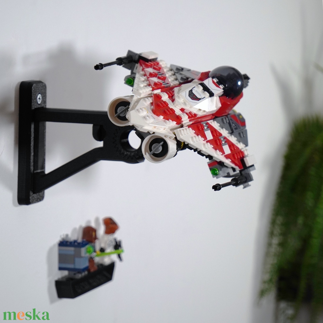 Lego 75388 Jedi Bob's Starfighter fali tartó konzol [GeckoBricks] - otthon & életmód - tárolás & rendszerezés - fali tároló - Meska.hu