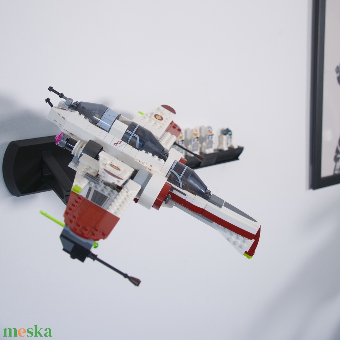 LEGO 75402 ARC-170 Starfighter � fali tartó konzol [GeckoBricks] - otthon & életmód - tárolás & rendszerezés - fali tároló - Meska.hu