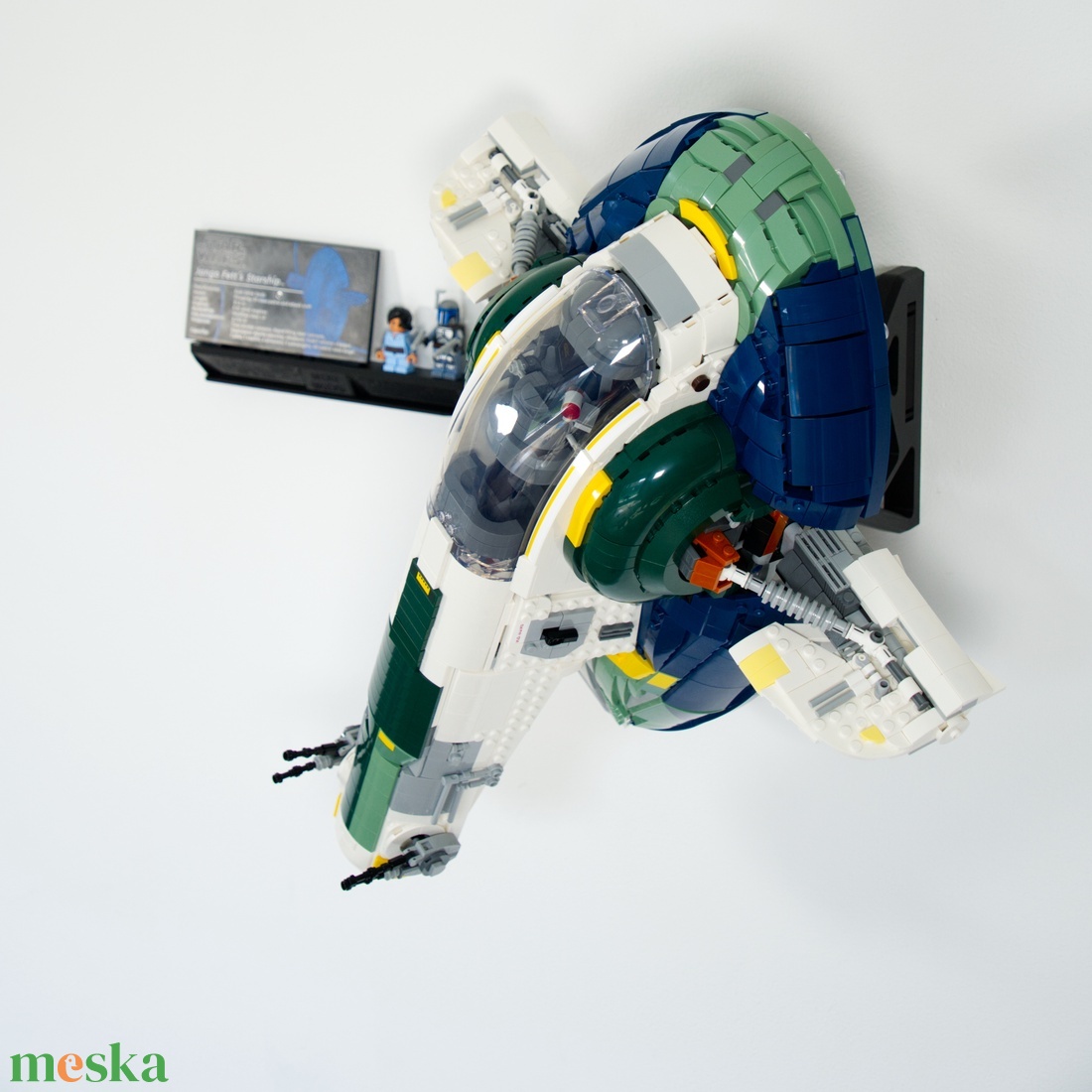 Lego 75409 Jango Fett's Firespray-Class Starship UCS fali tartó konzol [GeckoBricks] - otthon & életmód - tárolás & rendszerezés - fali tároló - Meska.hu