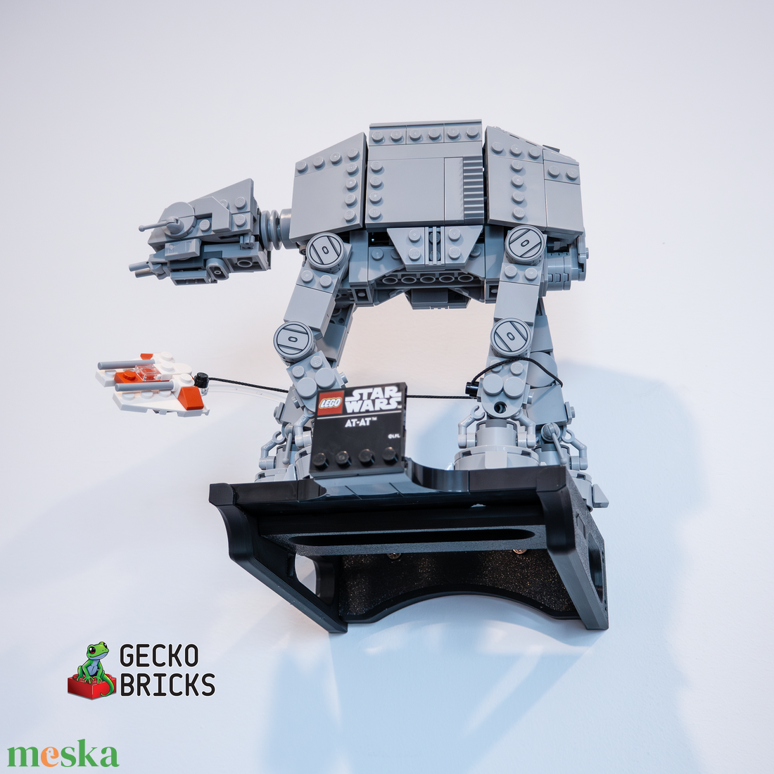 Lego 75440 Midi AT-AT fali tartó konzol [GeckoBricks] - otthon & életmód - tárolás & rendszerezés - fali tároló - Meska.hu