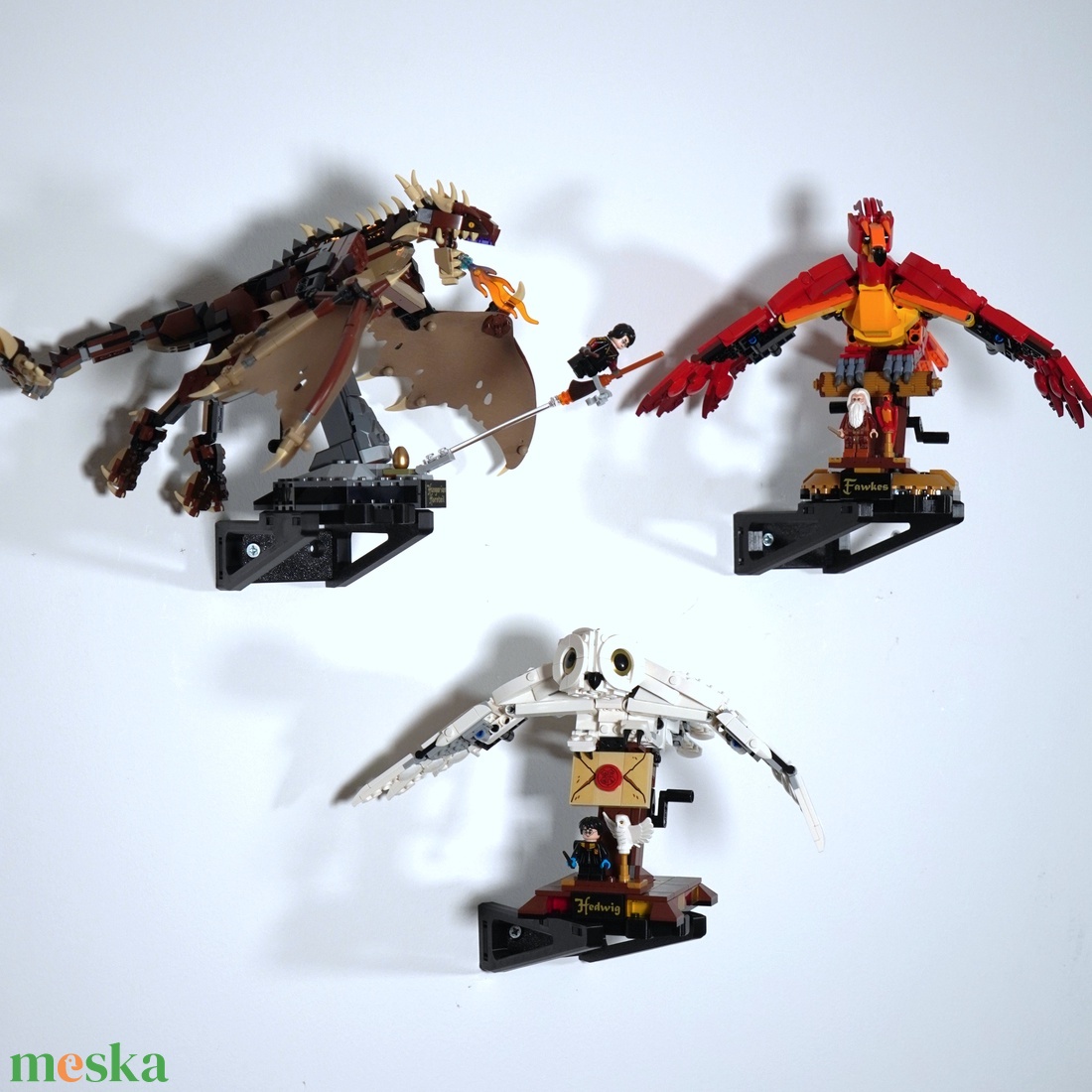 Lego 75979 76394 76406 Harry Potter fali tartó konzol [GeckoBricks] - otthon & életmód - tárolás & rendszerezés - fali tároló - Meska.hu
