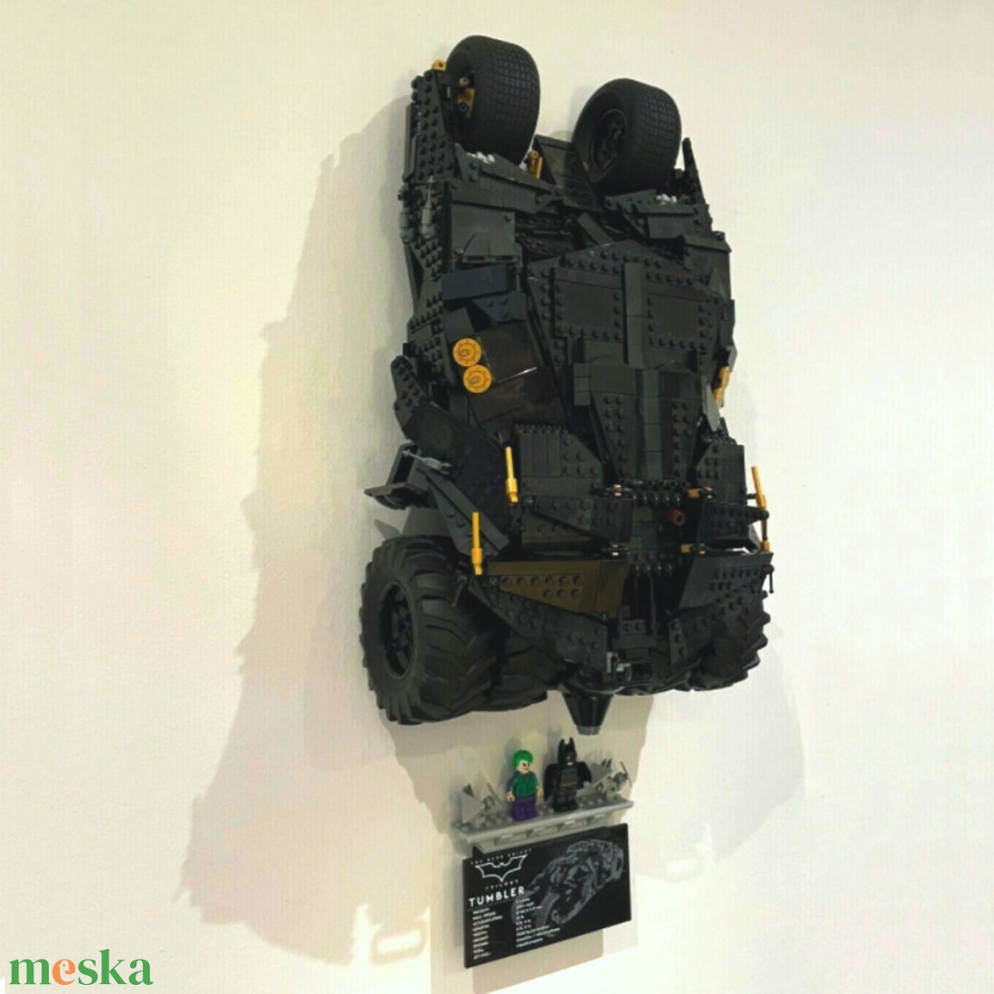 Lego 76240 76023 Batman Batmobile Tumbler fali tartó konzol [GeckoBricks] - otthon & életmód - tárolás & rendszerezés - fali tároló - Meska.hu