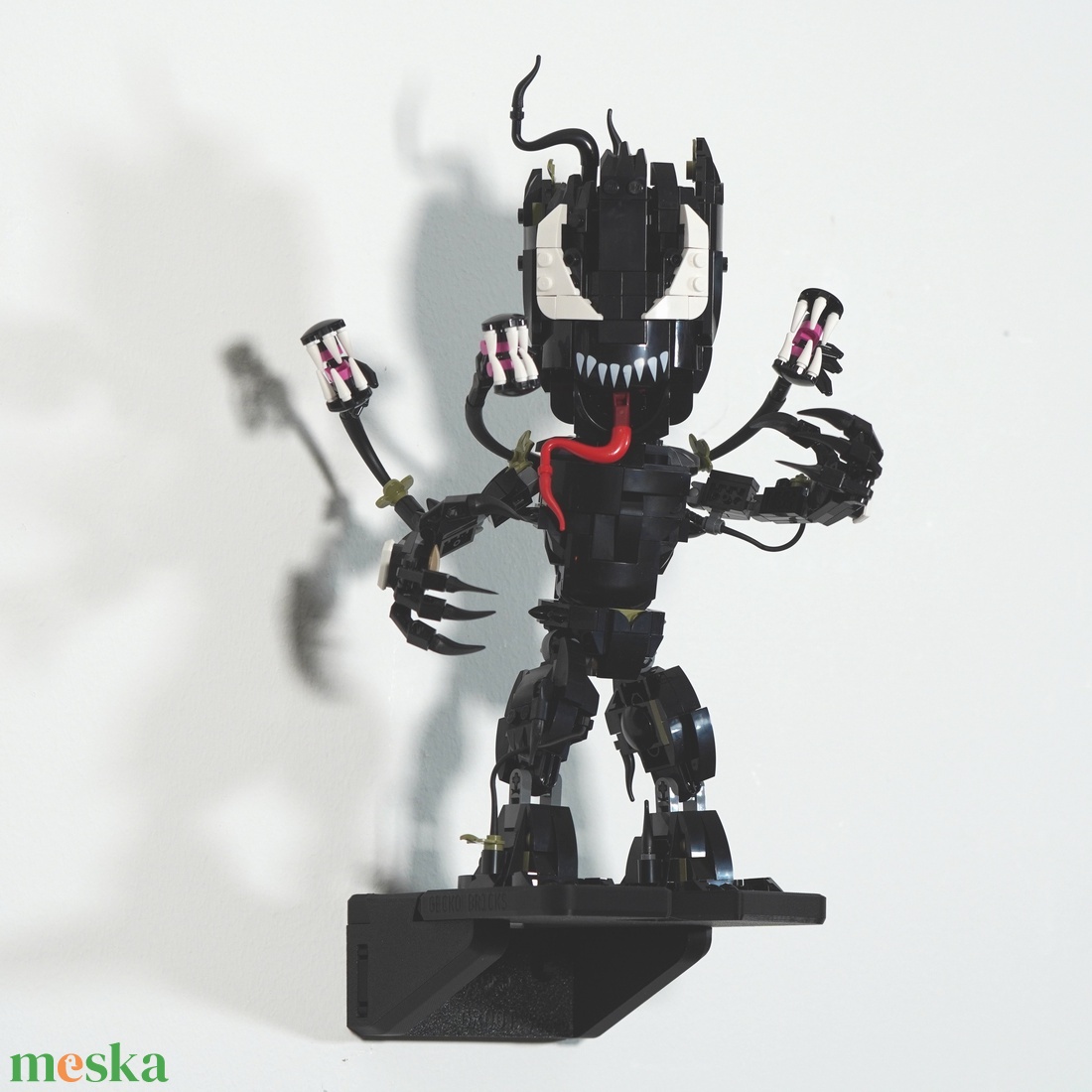 Lego 76249 Venom Groot fali tartó konzol [GeckoBricks] - otthon & életmód - tárolás & rendszerezés - fali tároló - Meska.hu