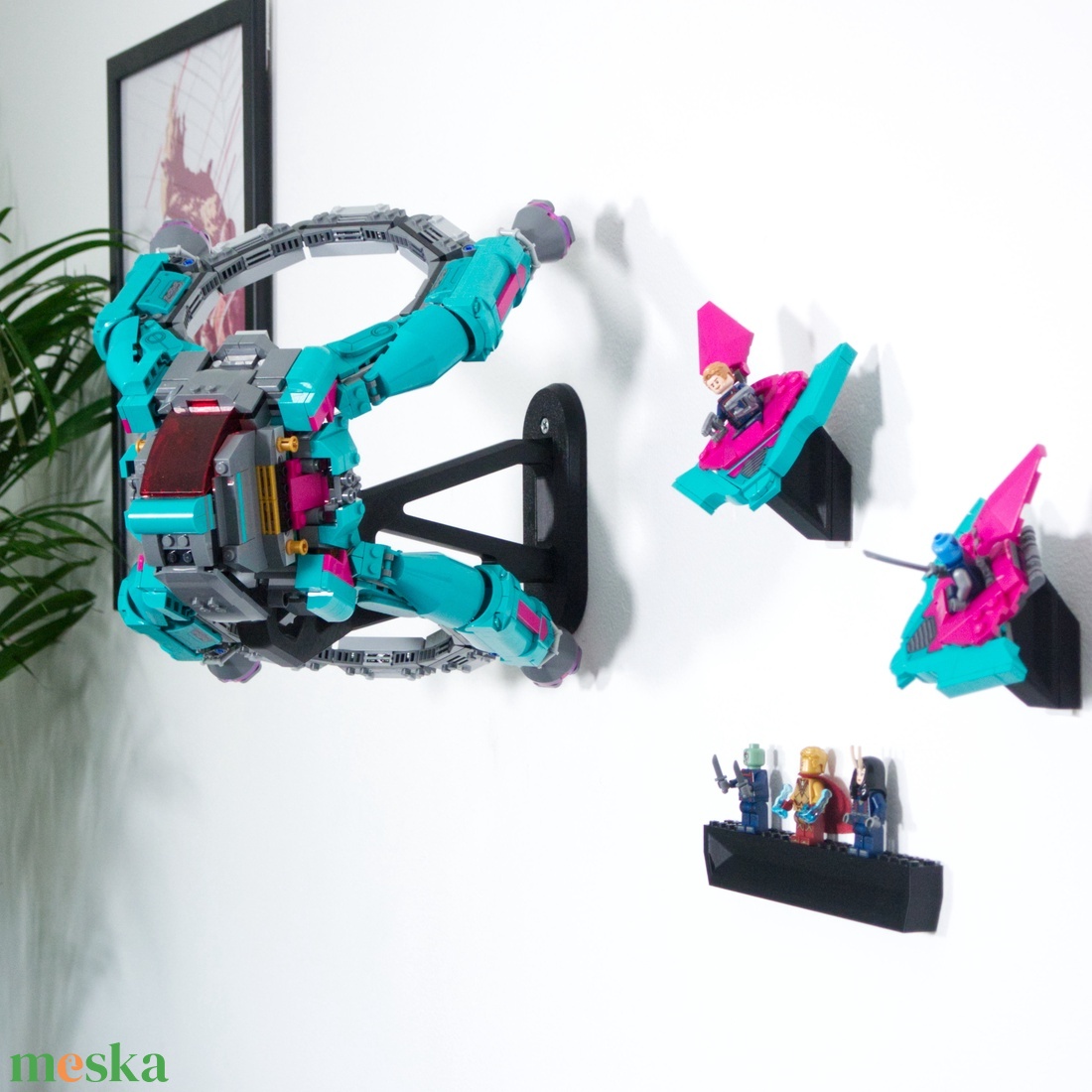 Lego 76255 New Guardians Ship fali tartó konzol [GeckoBricks] - otthon & életmód - tárolás & rendszerezés - fali tároló - Meska.hu
