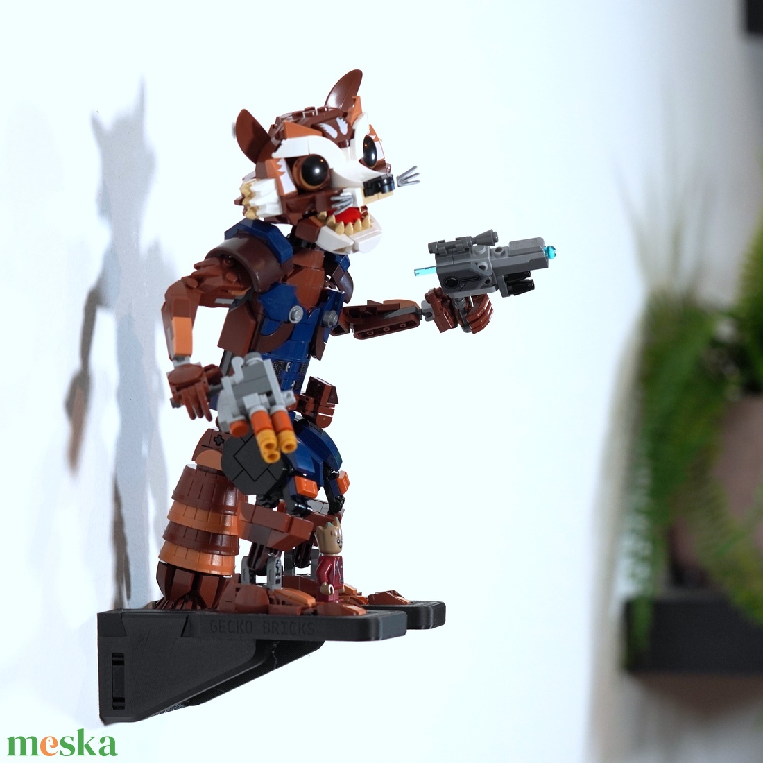 Lego 76282 Rocket and baby groot fali tartó konzol [GeckoBricks] - otthon & életmód - tárolás & rendszerezés - fali tároló - Meska.hu