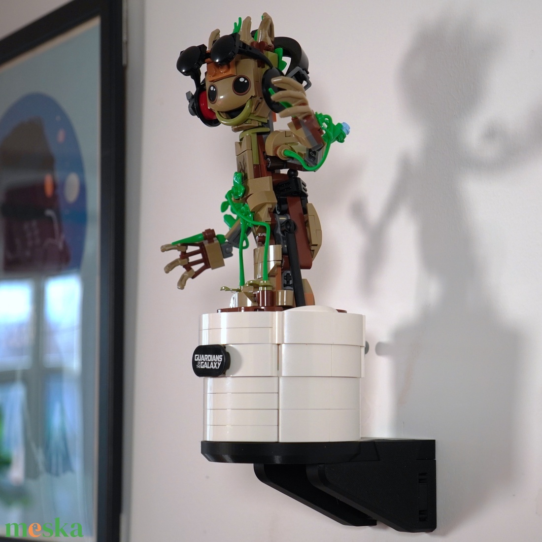 Lego 76297 Dancing Groot  fali tartó konzol [GeckoBricks] - otthon & életmód - tárolás & rendszerezés - fali tároló - Meska.hu
