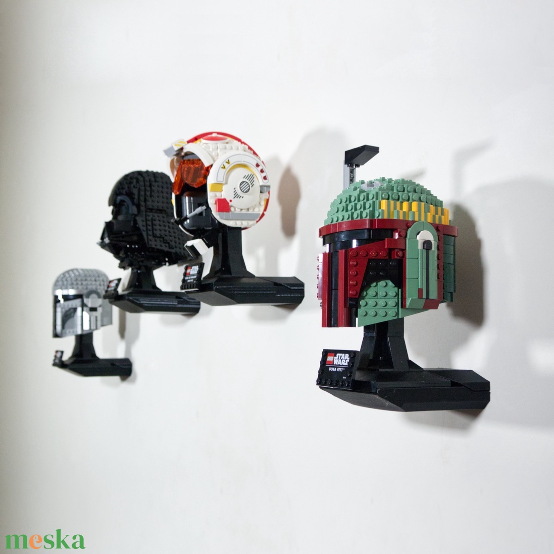 Lego sisakokhoz való fali tartó konzol (Star Wars, Marvel, DC...) [GeckoBricks] - otthon & életmód - tárolás & rendszerezés - fali tároló - Meska.hu