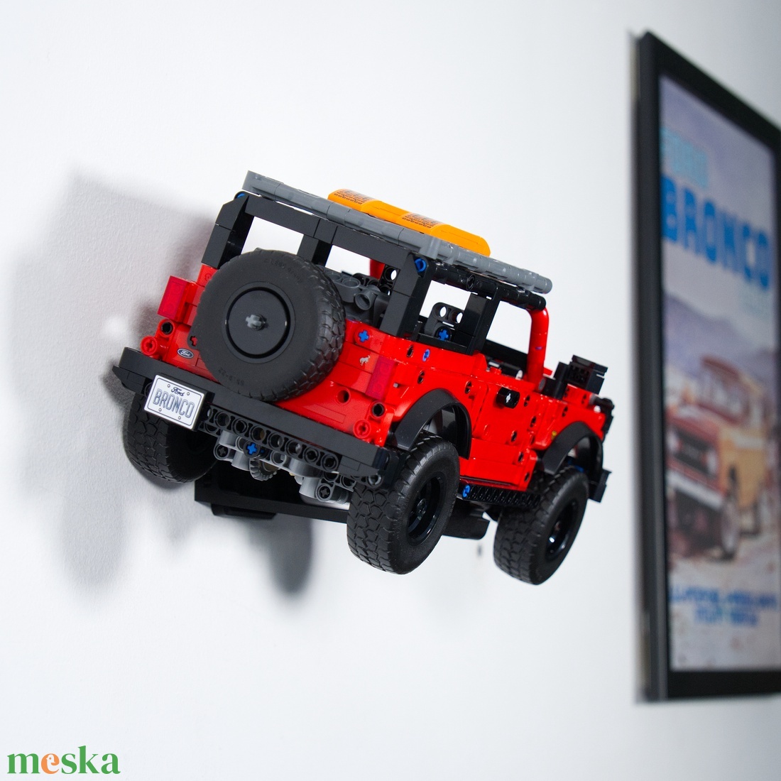 Lego 42213 Ford Bronco fali tartó konzol [GeckoBricks] - otthon & életmód - tárolás & rendszerezés - fali tároló - Meska.hu