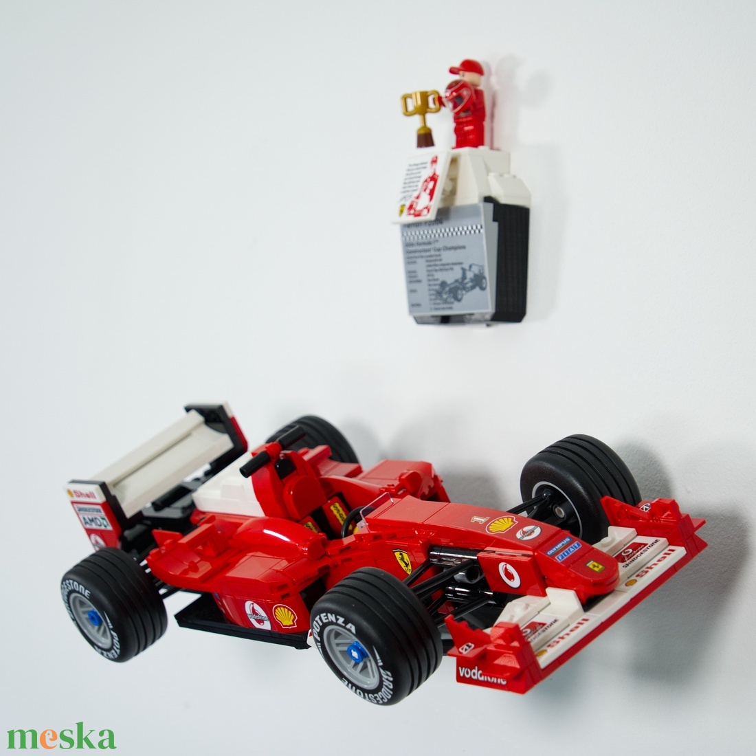 Lego 11375 Ferrari F1 Schumacher fali tartó konzol [GeckoBricks] - otthon & életmód - tárolás & rendszerezés - fali tároló - Meska.hu