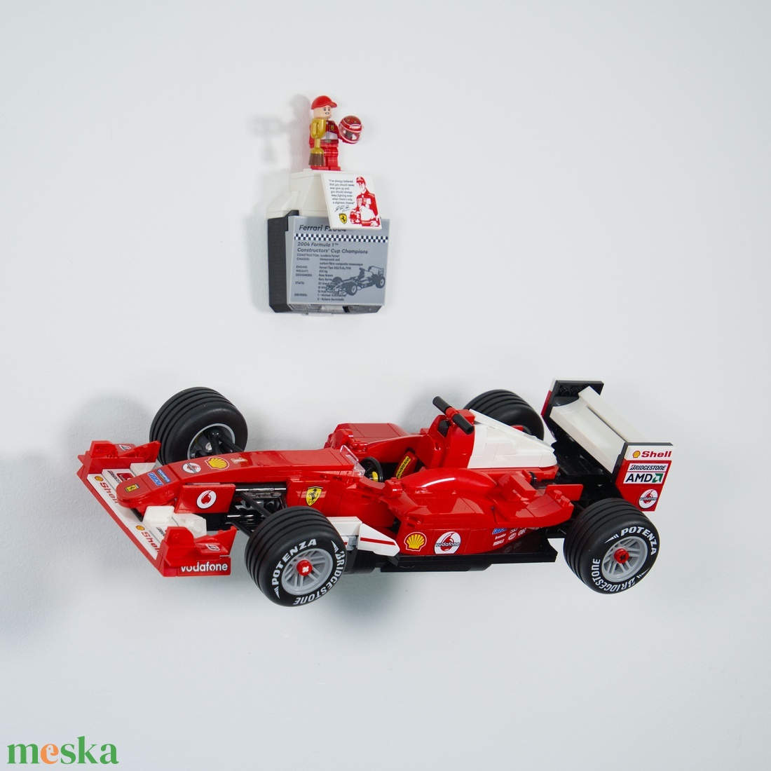Lego 11375 Ferrari F1 Schumacher fali tartó konzol [GeckoBricks] - otthon & életmód - tárolás & rendszerezés - fali tároló - Meska.hu
