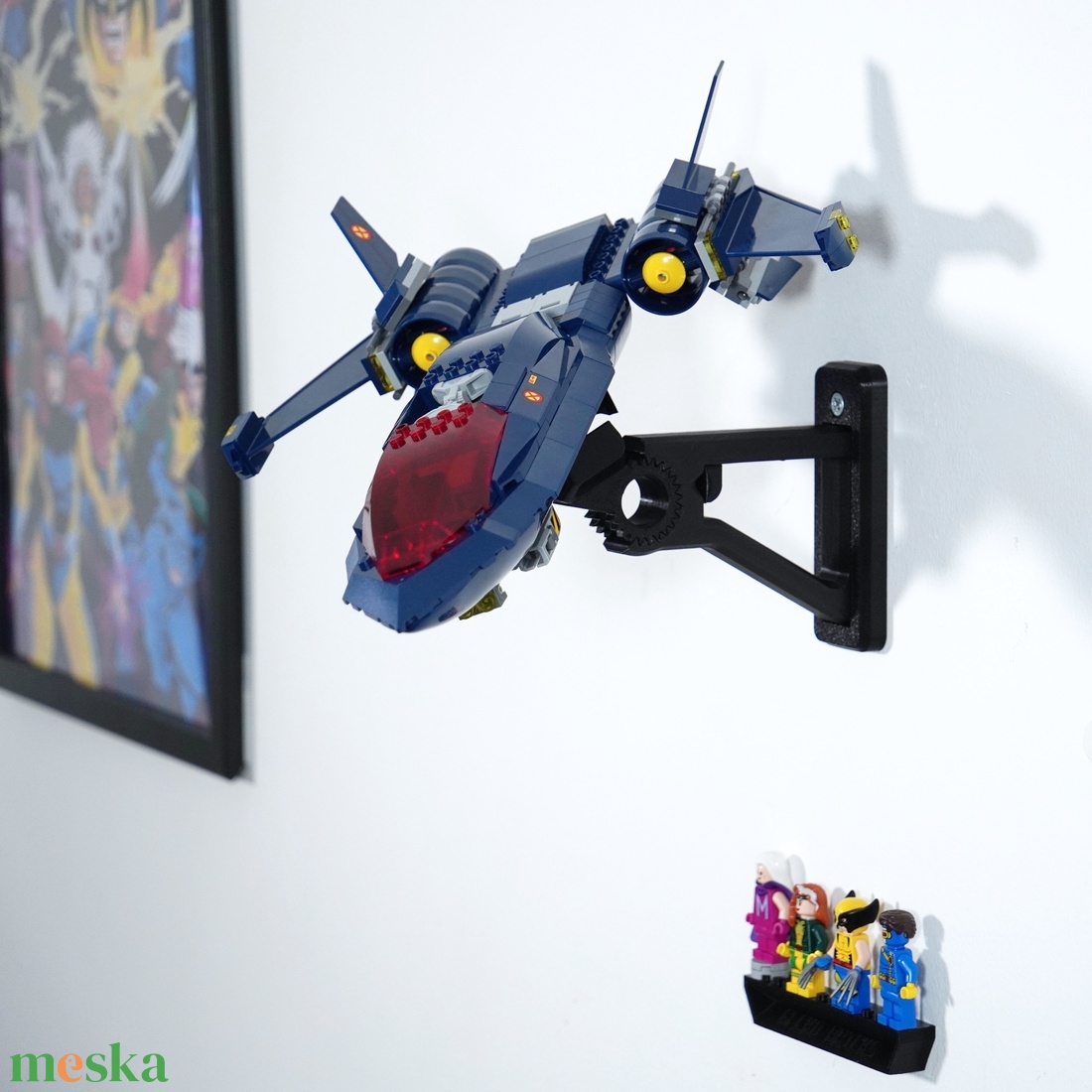 Lego 78281 X-Jet fali tartó konzol [GeckoBricks] - otthon & életmód - tárolás & rendszerezés - fali tároló - Meska.hu