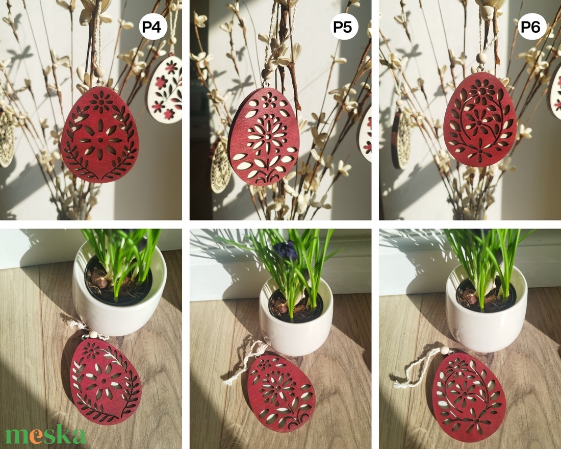 Népies húsvéti díszek - ünnepi díszek, dekorációk - húsvéti díszek és dekorációk - húsvéti tojásfadíszek - Meska.hu