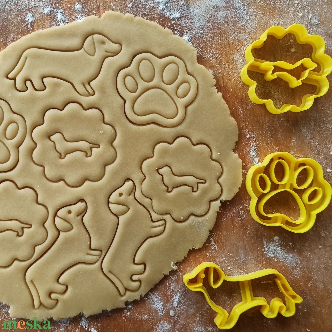 Tacskós sütikiszúró készlet - otthon & életmód - konyhafelszerelés, tálalás - sütés, főzés - sütikiszúró - Meska.hu