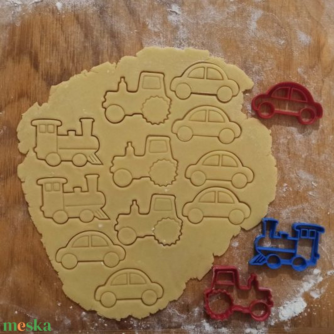 járműves sütikiszúró készlet - otthon & életmód - konyhafelszerelés, tálalás - sütés, főzés - sütikiszúró - Meska.hu