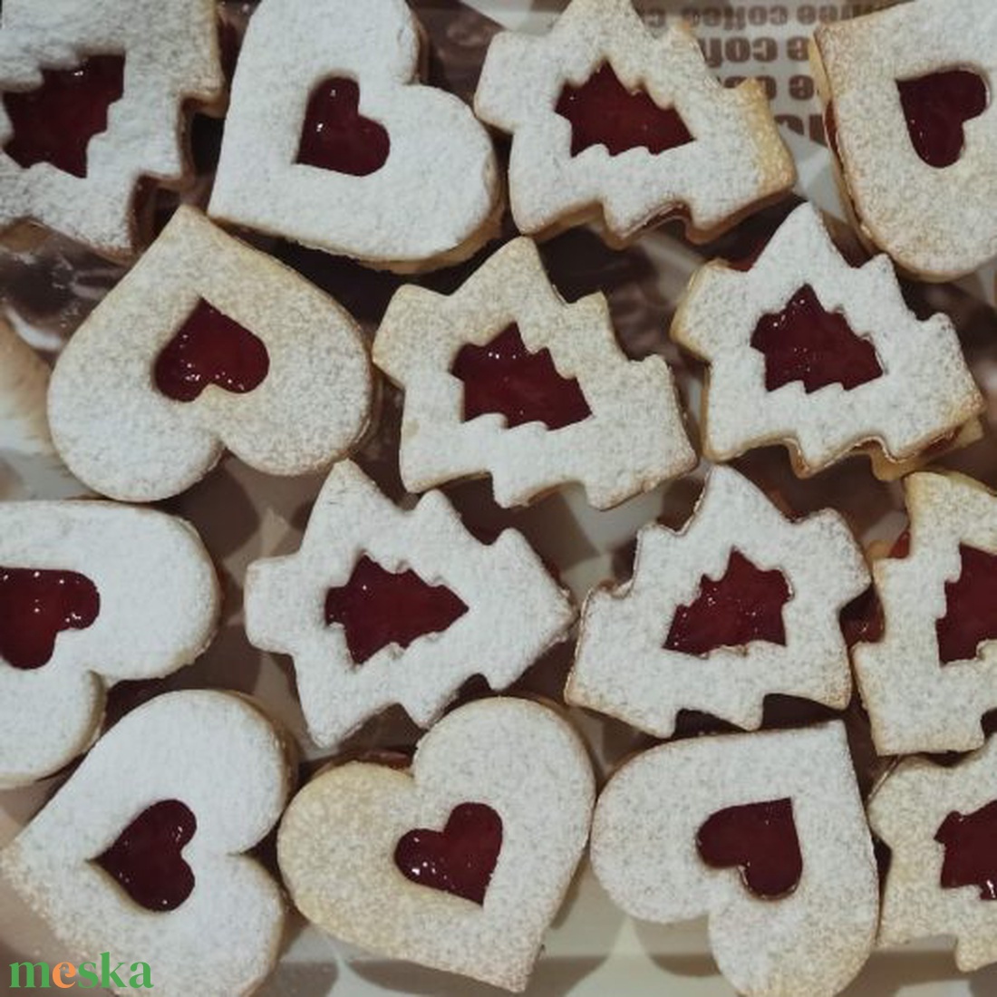 Karácsonyi linzerkészlet(4db) - otthon & életmód - konyhafelszerelés, tálalás - sütés, főzés - sütikiszúró - Meska.hu