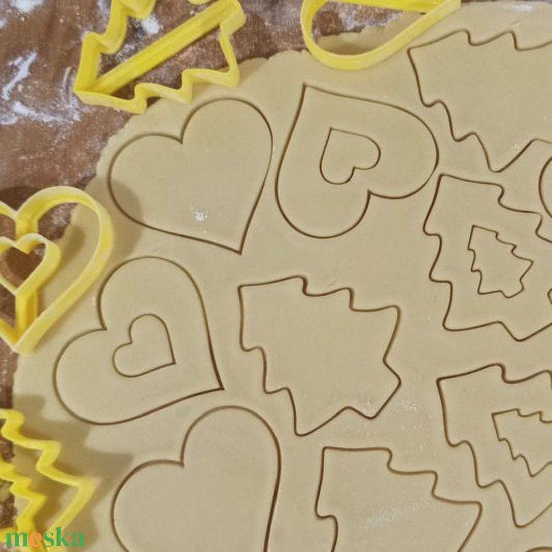 Karácsonyi linzerkészlet(4db) - otthon & életmód - konyhafelszerelés, tálalás - sütés, főzés - sütikiszúró - Meska.hu