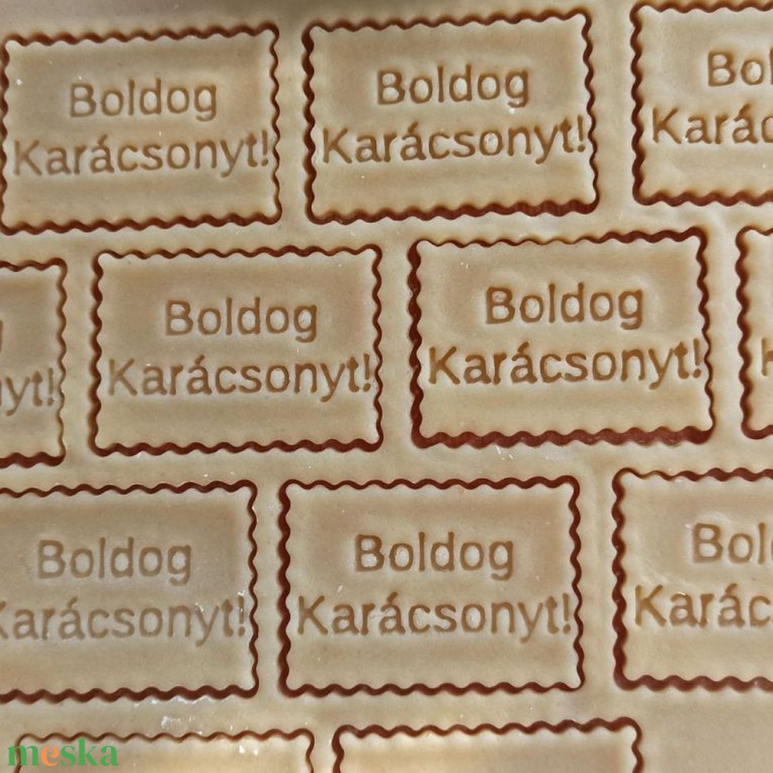 Boldog Karácsonyt! Kekszmintázó - otthon & életmód - konyhafelszerelés, tálalás - sütés, főzés - sütikiszúró - Meska.hu