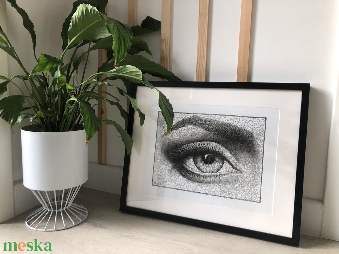 Bubble Eye / tollrajz - giclée nyomag - művészet - grafika & illusztráció - egyéb rajzok - Meska.hu