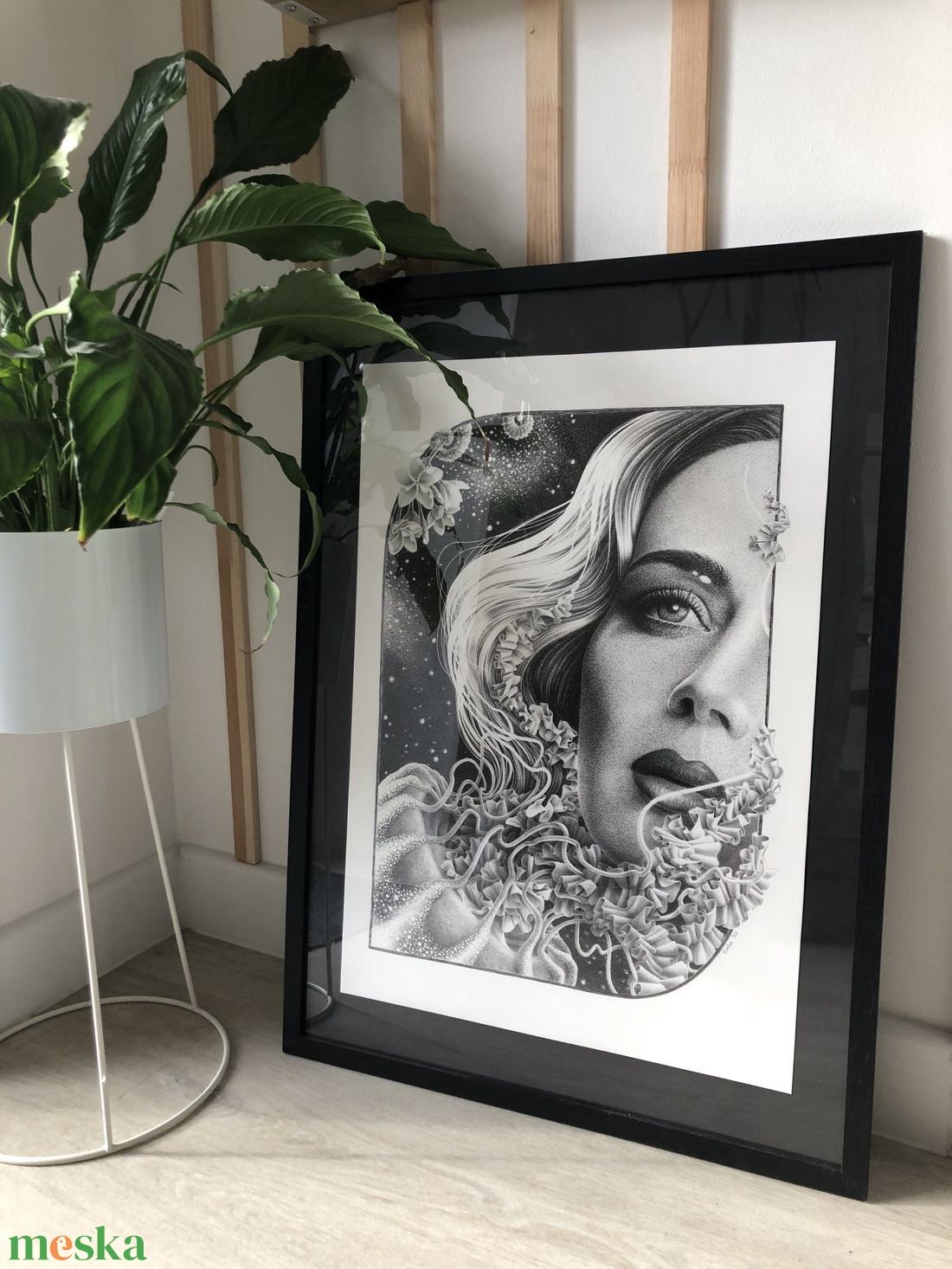Underwater Love / tollrajz - giclée nyomat - művészet - grafika & illusztráció - egyéb rajzok - Meska.hu