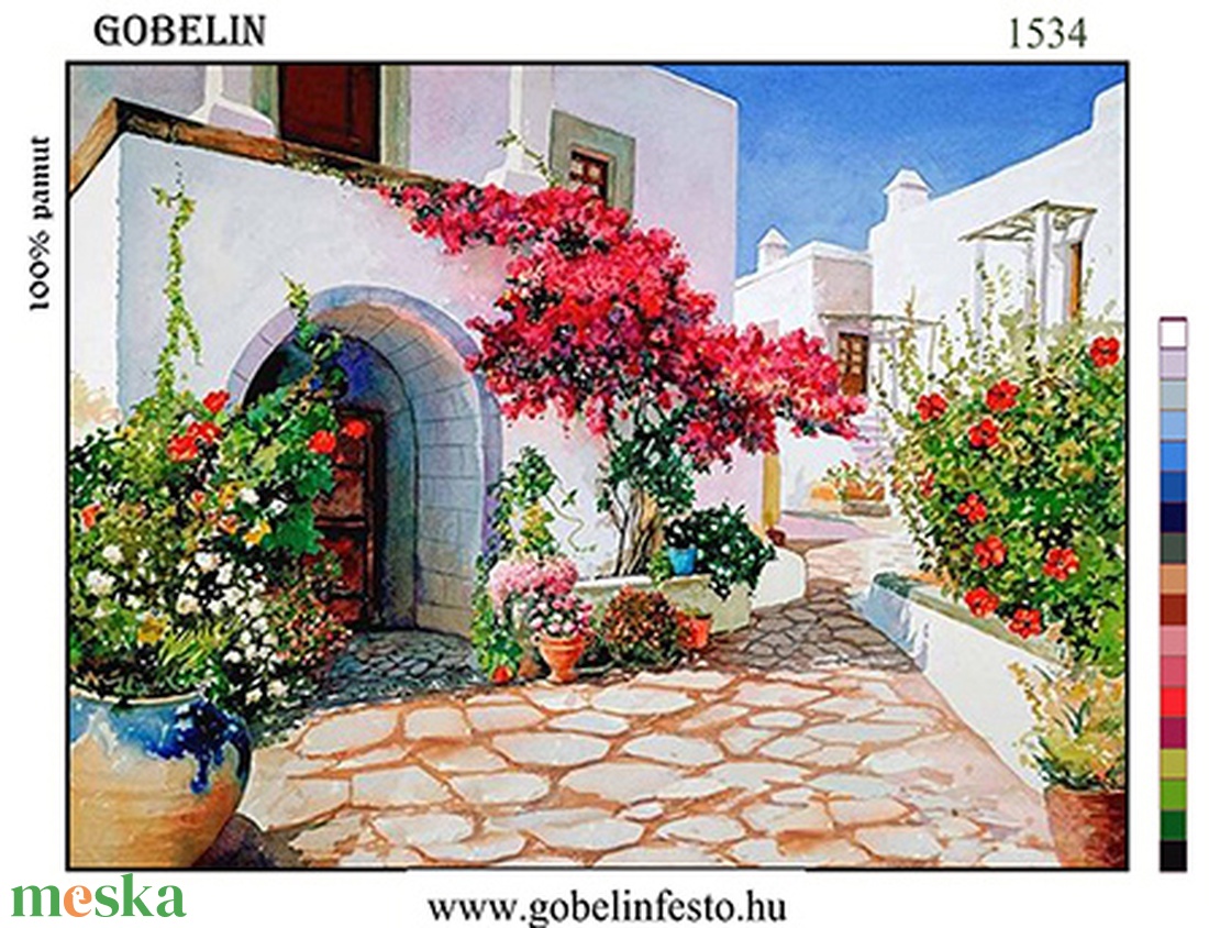 Előfestett gobelin - Görög üdülés emlékére - diy (csináld magad) - egységcsomag - Meska.hu Előfestett gobelin - Görög üdülés emlékére - diy (csináld magad) - egységcsomag - Meska.hu