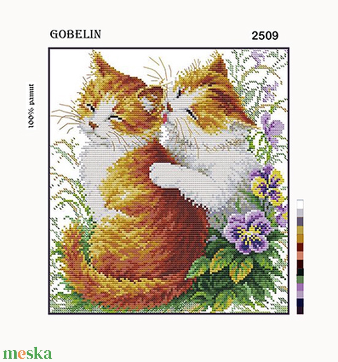 Előfestett gobelin - Cicák - diy (csináld magad) - egységcsomag - Meska.hu Előfestett gobelin - Cicák - diy (csináld magad) - egységcsomag - Meska.hu