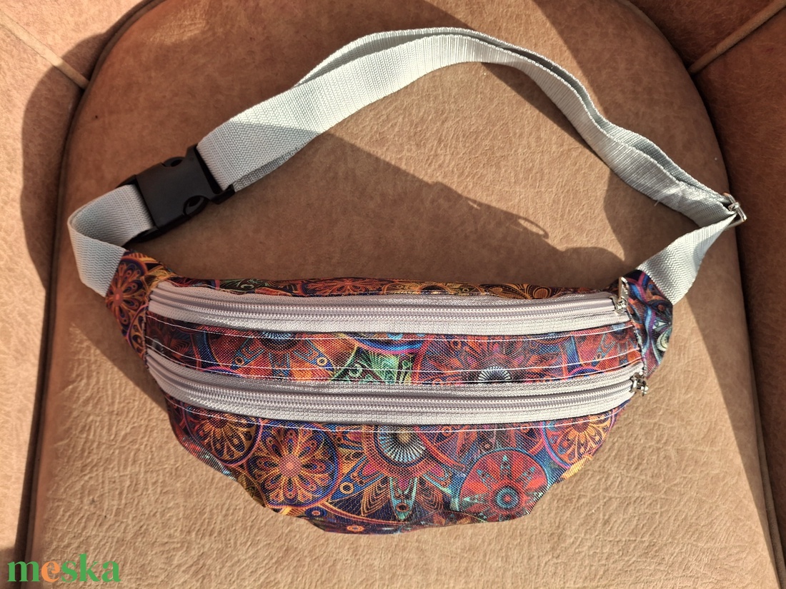 Övtáska plusz zsebbel színes  - táska & tok - övtáska - Meska.hu