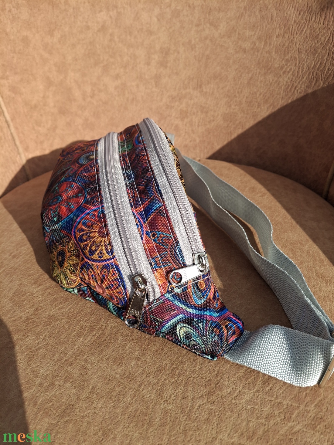 Övtáska plusz zsebbel színes  - táska & tok - övtáska - Meska.hu