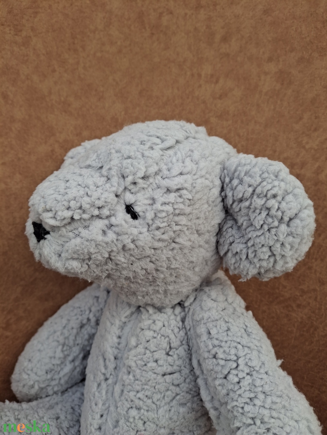 Plüss mackó szürke  - játék & sport - plüssállat & játékfigura - maci - Meska.hu