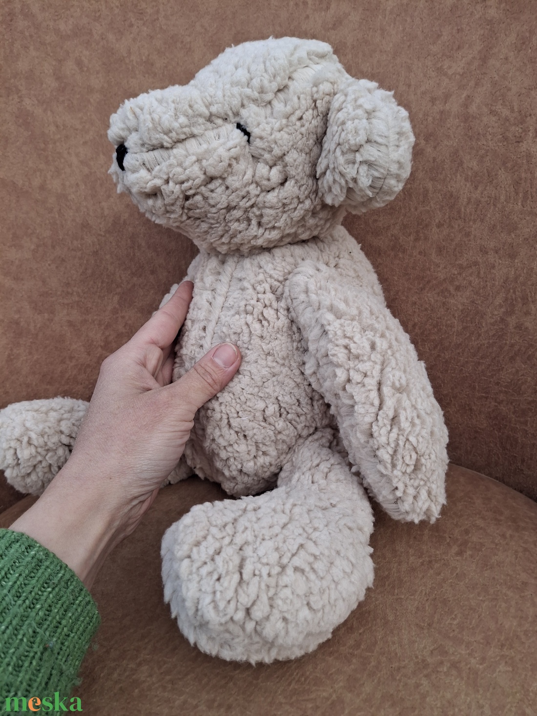 Plüss mackó barna  - játék & sport - plüssállat & játékfigura - maci - Meska.hu