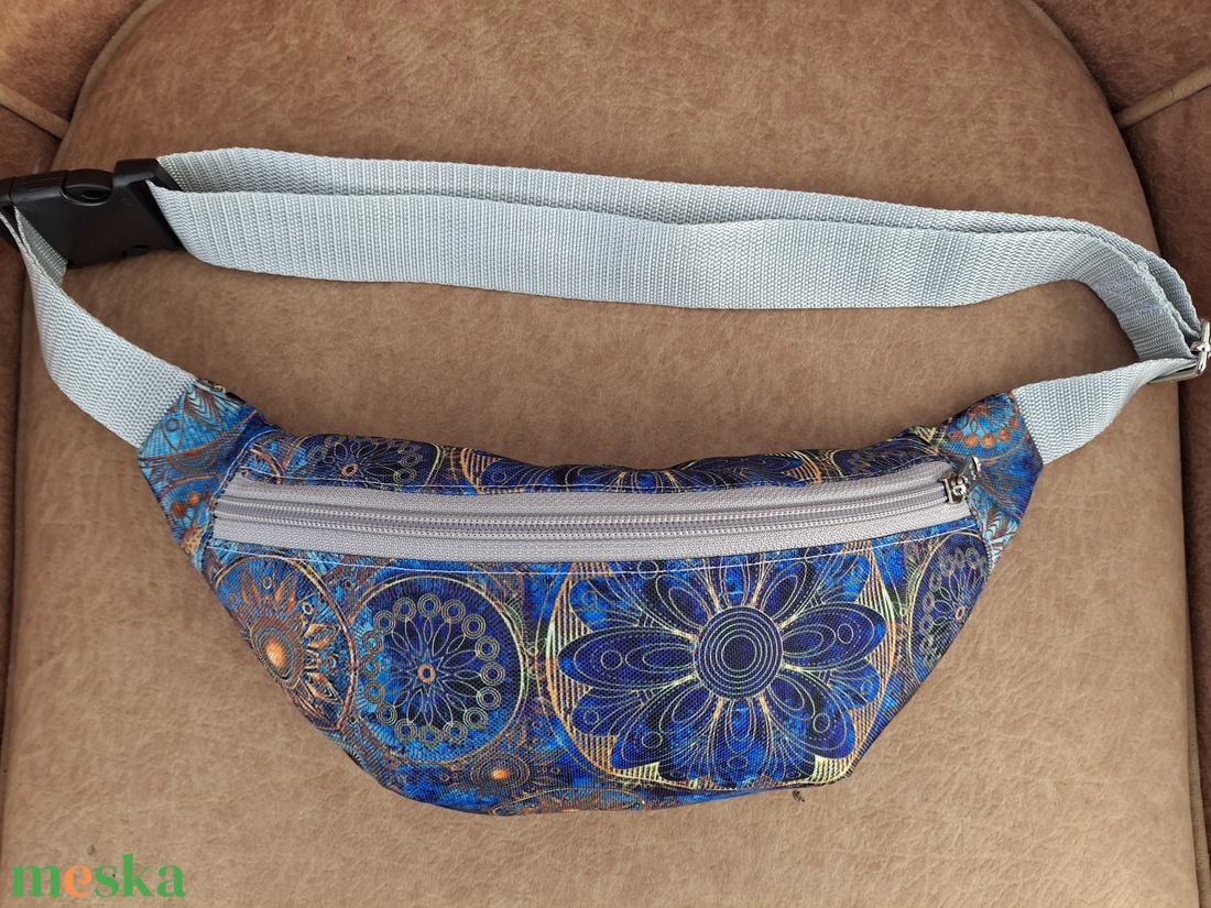 Övtáska egyterű kék - táska & tok - övtáska - Meska.hu