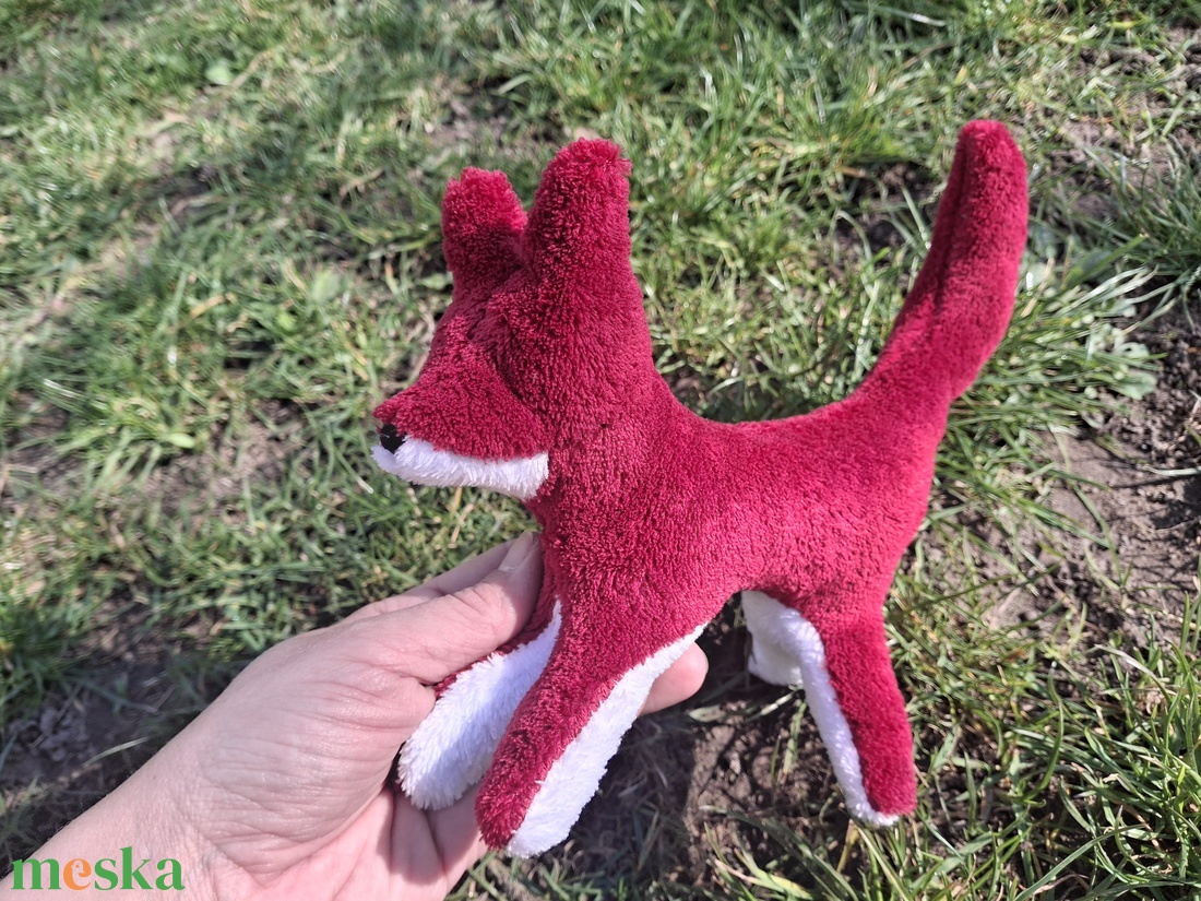 Plüss kis Róka  - játék & sport - plüssállat & játékfigura - róka - Meska.hu