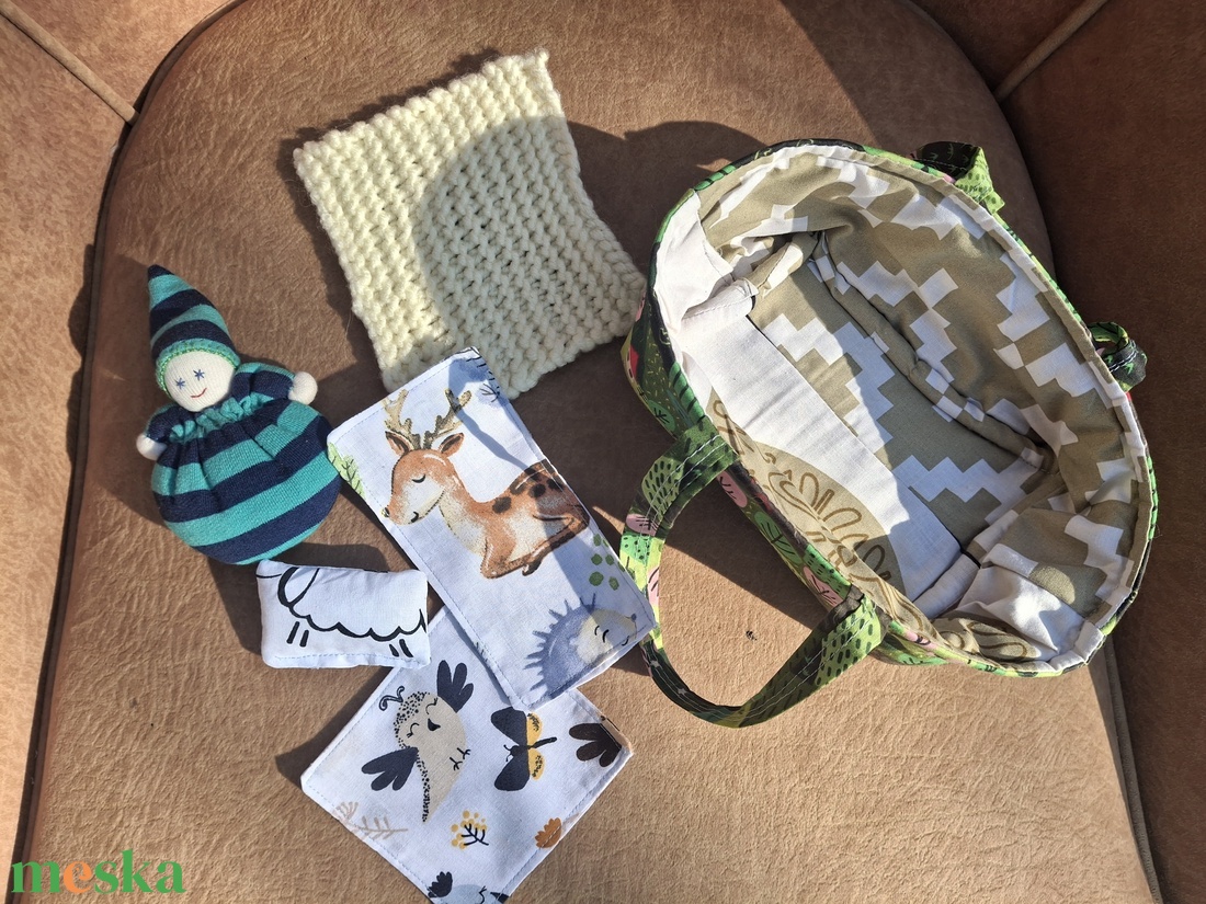 Marokbaba mózeskosárban [2] - játék & sport - baba & babaház - játékbaba, babakellék - Meska.hu